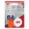 3M Tekk Protection 3M 25 dB Polyurethane Foam Earplugs Blue/Orange 3 pair 90716H3-DC - alternate 4